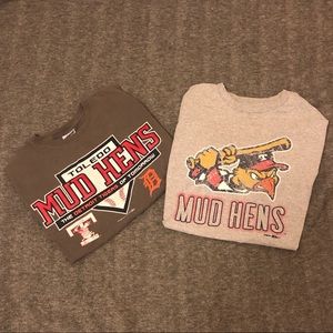 SOLD Bundle of Two Toledo Mud hens T-Shirts